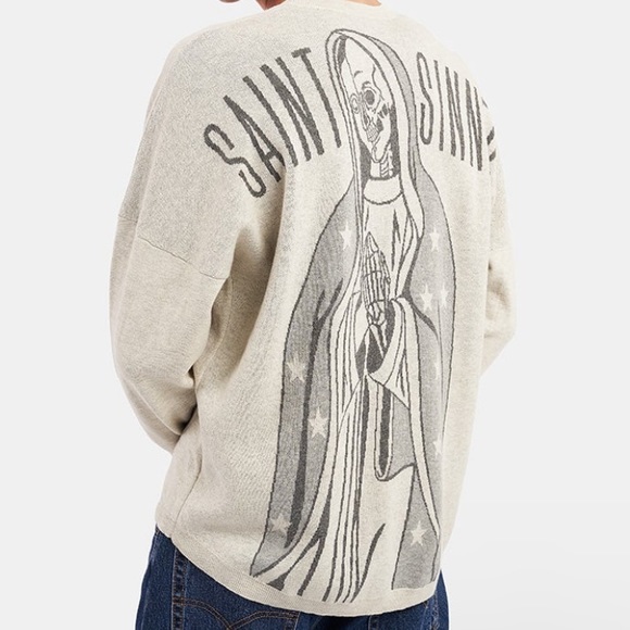 spirit jersey Sweaters - NWT Unisex Saint and Sinner knit sweater by Spirit Jersey